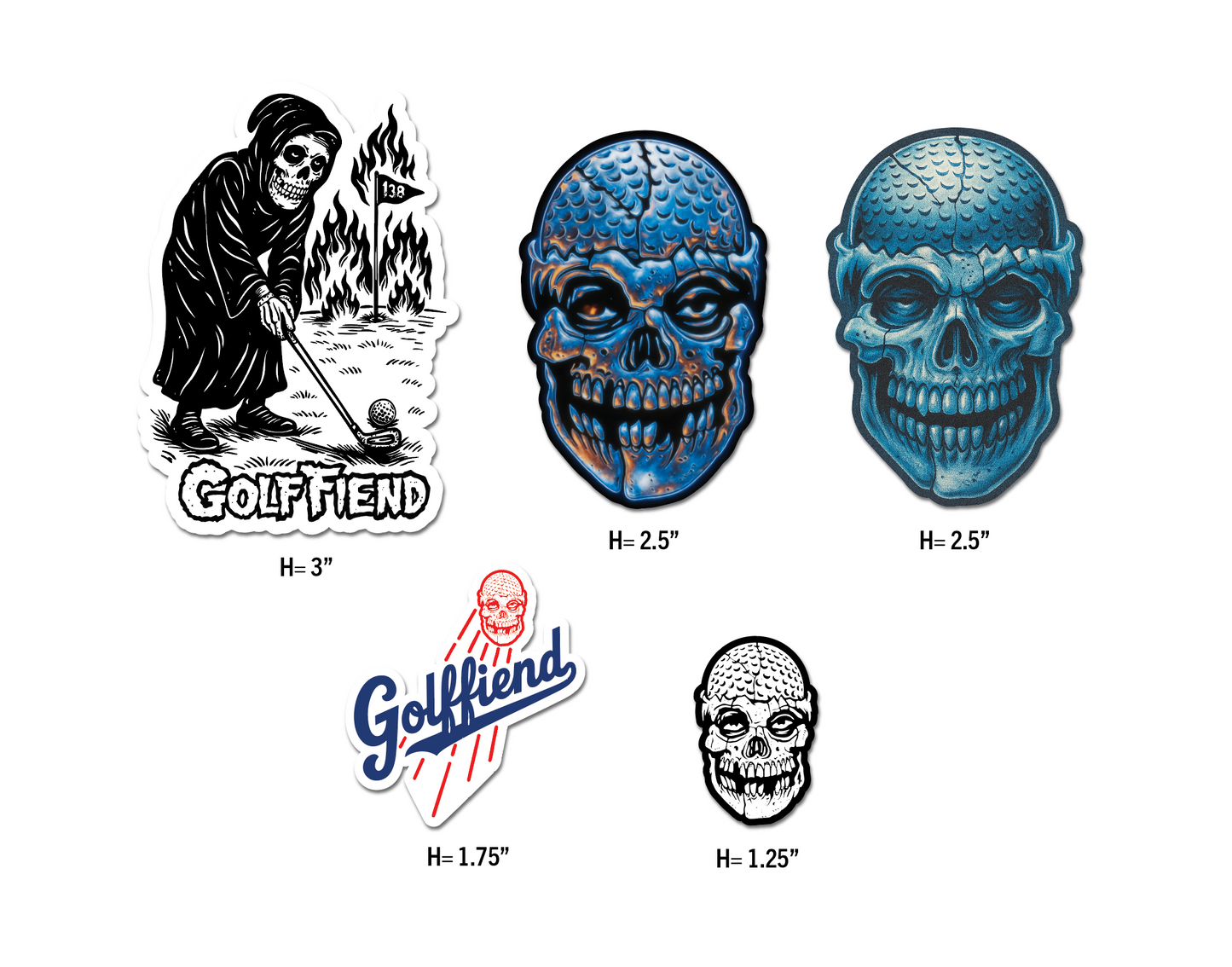 GOLFFIEND Sticker Pack